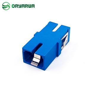 Wholesale OEM Inner Shutter Simplex SC Fiber Optic Adapter IEC Standard from china suppliers