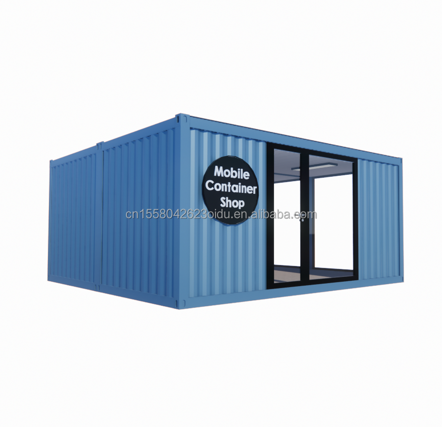 2023 Prefabricated Modular Container Houses with Aluminum Alloy Windows and Galvanized Steel Square Tubes