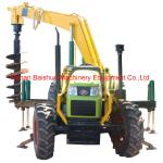 China manufacturer of pole planters pole erection machines price for sale