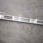 6m Length 35mm*30mm Roman Blind Track Outdoor Waterproof Retractable