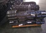 Black Color Agricultural Rubber Tracks / Pads For Kubota Machinery Parts
