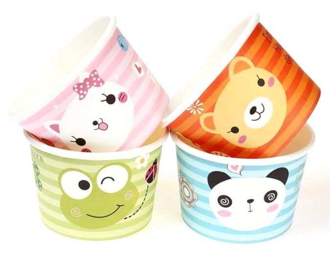 summer icecream shop paper ice cream cup/container,7 oz ICEcream paper cup made in china,Biodegradable Cups Icecream Pap