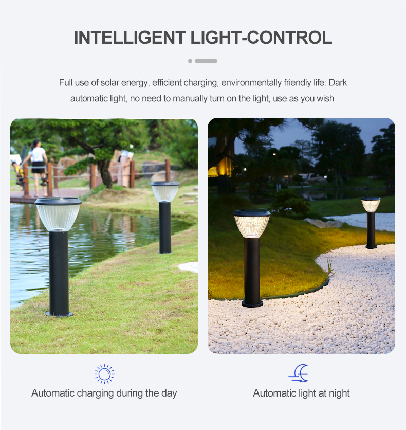 100lm Die Cast Aluminum Outdoor Garden Solar Light IP65 Waterproof