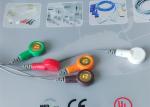 Snap Electrode Ecg Accessories Holter Cable 5 Leads For Patient Use