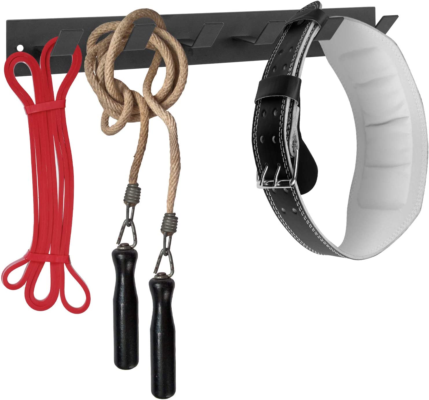 Carbon Steel Multifunction Gym Equipment Storage Rack for Resistance Bands and Barbell
