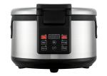 Non Stick Paint 1850W 16L Commercial Rice Cooker 60 Cups