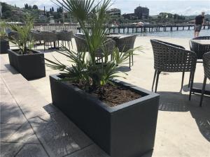 Wholesale Square Double Wall Rotomolded Planters Plastic Molding With 300 Shot Peen from china suppliers