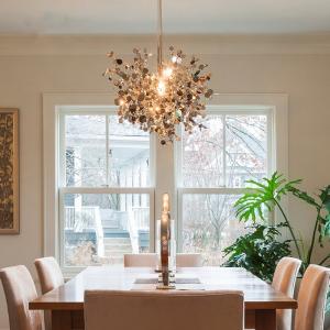 Wholesale Nordic Creative LED Chandelier Gold/Chrome Bedroom Restaurant Terzani Argent Chandelier(WH-MI-148) from china suppliers