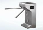 Vertical Waist Height Fingerprint Access Control Turnstiles Turn Style Door