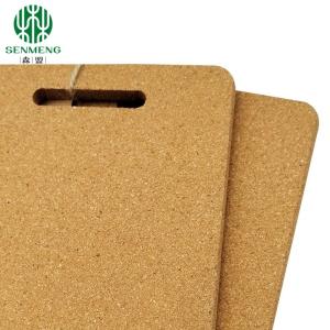 Wholesale Sustainable Natural Rectangular Heat Insulation Anti-slip Cork Hot Placemats from china suppliers