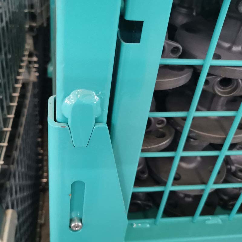 Heavy Duty Material Handling Storage Steel Pallet Box Warehouse Storage Cage