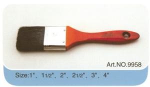 Wholesale Chinese bristle plastic or wooden handle pure bristle high quality paint brush No.9958 from china suppliers