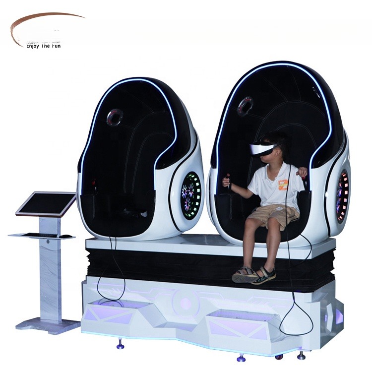Dreamland double players 9d vr egg chair 360 vr roller coaster virtual reality vr cinema