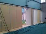 Melamine Surface Banquet Hall Sliding Partition Walls , Soundproof Room Dividers
