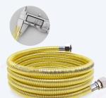 SUS 304 CSST Corrugated Stainless Steel Tubing , Thread 1.5 M Flexi Hose