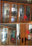 Hurricane Proof Double Glazing Aluminum Folding Door,Multi-Leaf Door