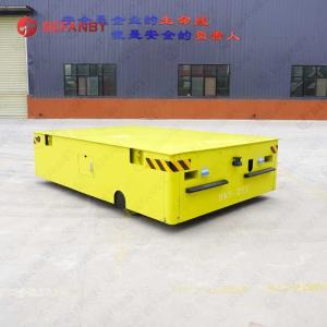 Wholesale 50t Trackless Transfer Cart Steerable Floor Industrial Platform Trolley from china suppliers