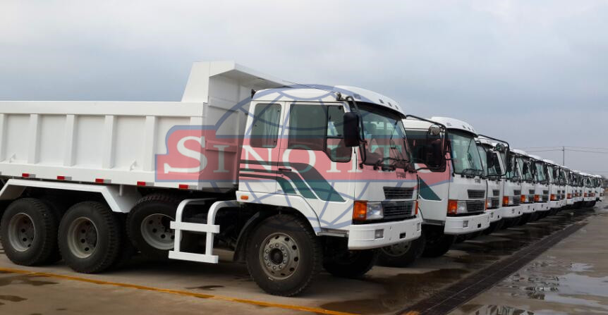 FAW 10 Tons Medium Duty Dump Truck , 2WD RHD Steering Two Axle Dump Truck