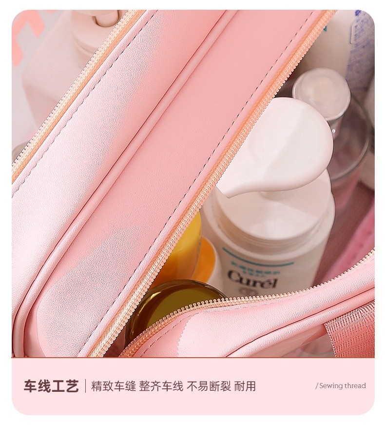 LARGE CAPACITY DRY AND WET SEPARATION MAKEUP BAG WOMEN'S PORTABLE COSMETICS STORAGE BAG 2024 NEW TOILETRY BAG TRAVEL BAG