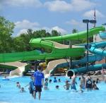 OEM Aqua Park Water Sport Kids Swimming Pool Accessories Games Slide