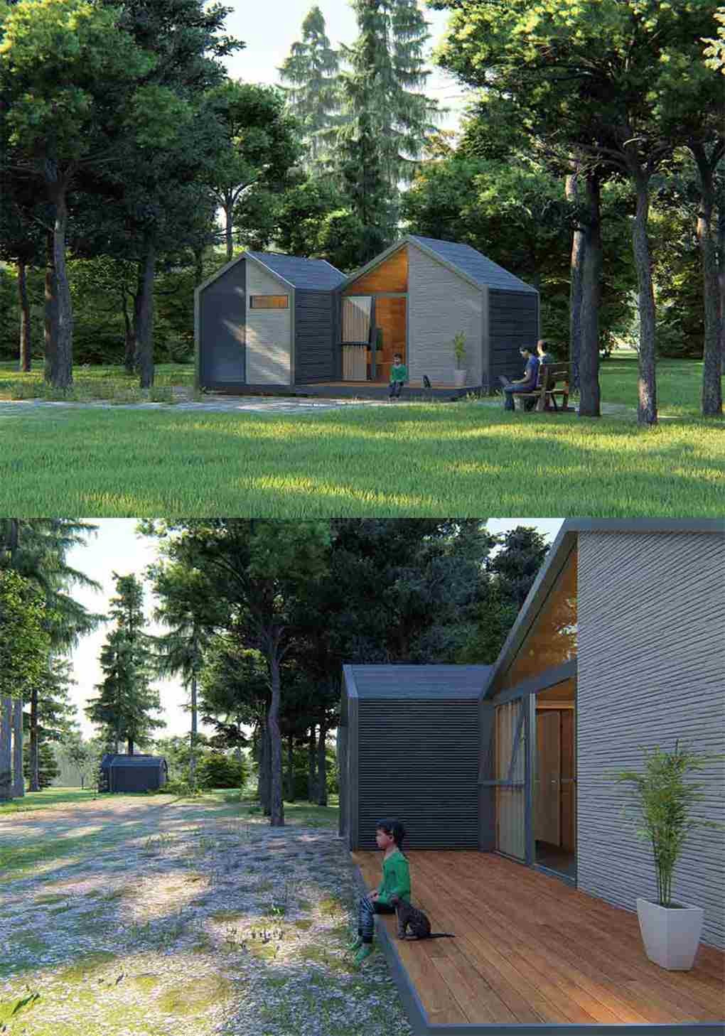 Gorgeous Modern Prefab Houses / Luxury Modular Homes For Tourist Attractions