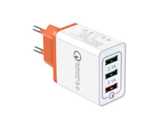 Wholesale US EU AU Plug Quick Charge 3.0 Charger / QC Three USB Wall Charger from china suppliers