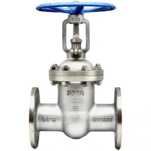 Wholesale 304 316 Stainless Steel Flanged Gate Valve Z41W-16p For High Temperature Steam Marine from china suppliers