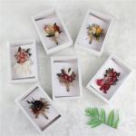 Custom Flower Cards Handmade , Mini Creative Flower Bouquet Card