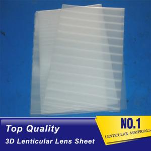 Wholesale clear 3d lenticular offset printing sheet 100LPI 0.60mm pet lenticular lens sheet manufacturer Comoros from china suppliers