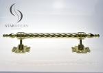 Gold Zinc Metal Coffin Handle Hardware, Coffin Accessories Set Wholesale ZH005A