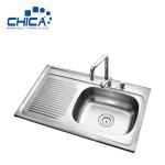 Stainless Steel Kitchen Sink Single Bowl Kitchen Sink Topmount Kitchen Sink With