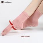 Custom Soft Cotton Non Slip Yoga Socks For Women Five Toe Grip Yoga Socks