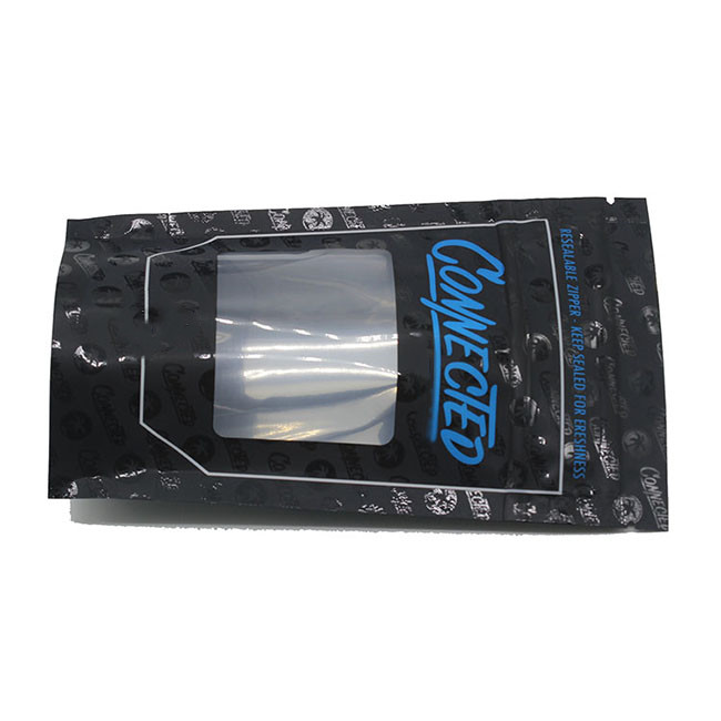 Snacks 0.25oz AL Soft Touch Mylar Bag Stand Up Resealable Bags