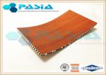 HPL Plate Bonded Honeycomb Wall Panelswith Wood Frame Edge Acid Resistance