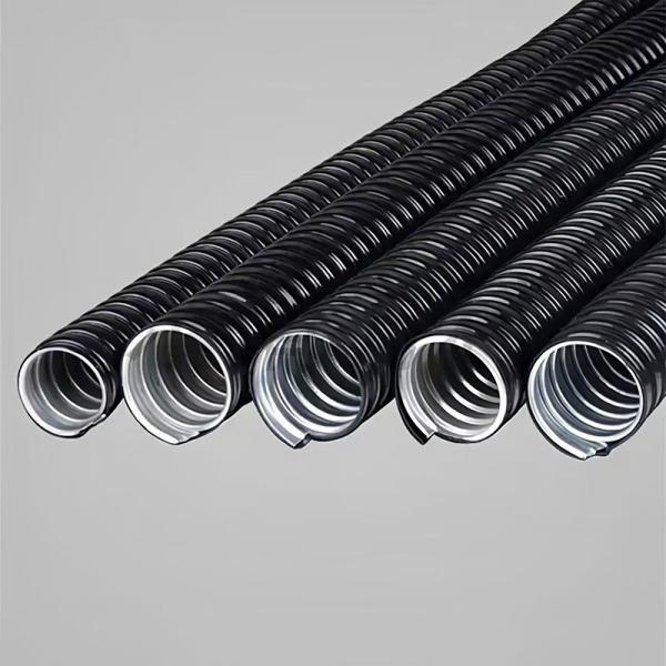 150PSI Pressure Rating PVC Coated Flexible Hose for Black Air Chemical Transfer