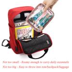 Roomy Zippered See Through PVC Makeup Bag For Girls