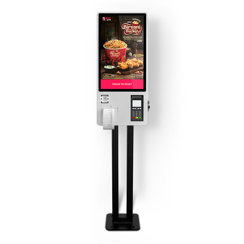 Touch Screen Self Service Printer Machine Payment Terminal Ordering Kiosk