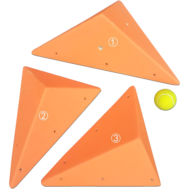 Age Adult Green 2020 Fiberglass Rock Climbing Wall Volumes for Indoor Bouldering
