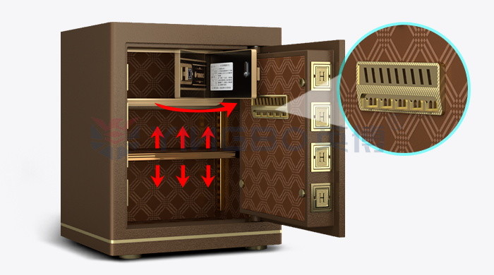 OEM Size 1.5Cu Ft Office Fingerprint Safe Box Solid Steel 26±2KG