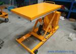 800w Small Portable Scissor Lift Jack Mobile Hydraulic Platform 916x610mm