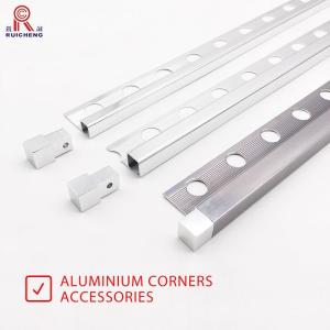Wholesale Powder Coating White Aluminum Tile Trim Square Edge Shape 3m Length T8 from china suppliers