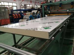 Wholesale PPGI Galvanized Steel 40kg/M3 Cold Room PU Sandwich Panel from china suppliers