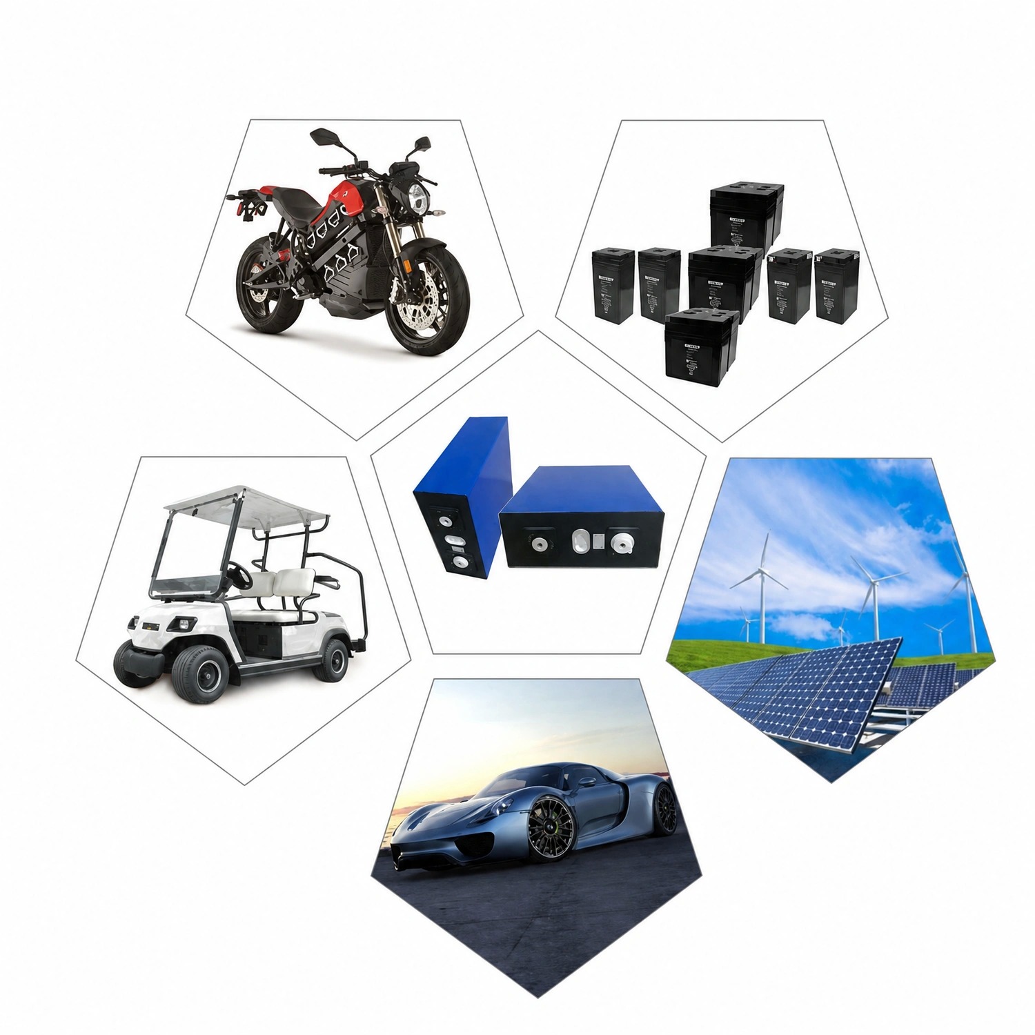 4000 Cycles 3.2V 100AH Lifepo4 Battery Cell with Screw Connection for Deep Cycle Applications