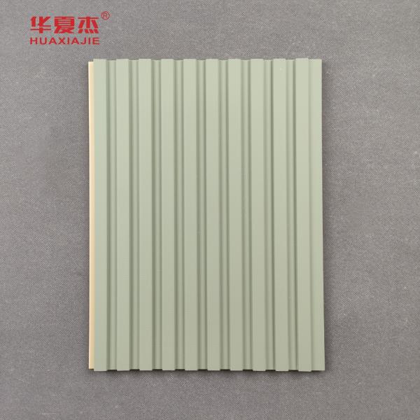 WPC Fluted Wall Panel Green Moisture Proof Durable Pvc Wall Panel For Interior