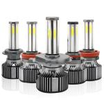 N6 Cars H4 Led Headlight 6 Side Highlight Modified H11 Headlight Bulb