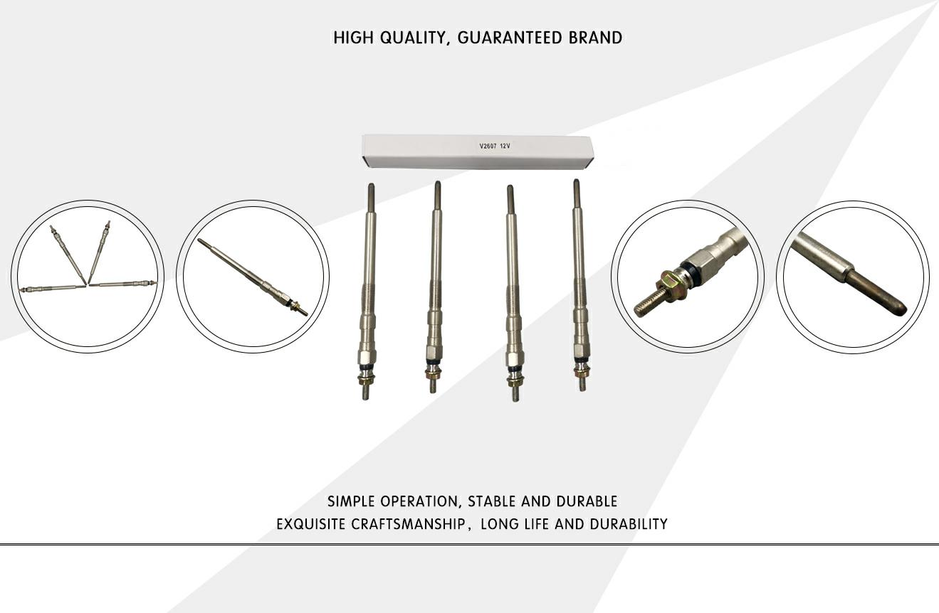 Excellent Performance V2607 Glow Plug for Kubota Excavator Engine Spare Parts