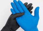 Wholesale blue powder free non medical disposable nitrile glove high quality