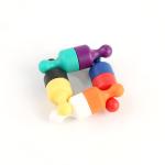Colorful Plastic Cover Neodymium Push Pin Magnet NiCuNi Coating