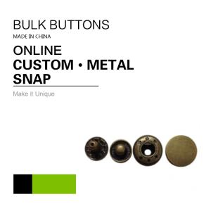 Wholesale Custom On Snaps / Metal Color 4 Parts Snap Button Fasteners from china suppliers