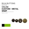 Buy cheap Custom On Snaps / Metal Color 4 Parts Snap Button Fasteners from wholesalers